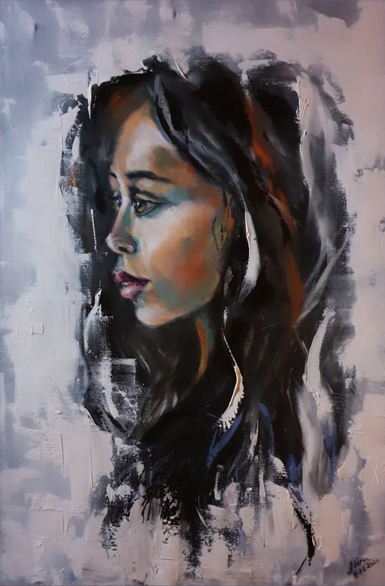 ArteDiAlina.com painting: How do you see me ????? / Ifigenia